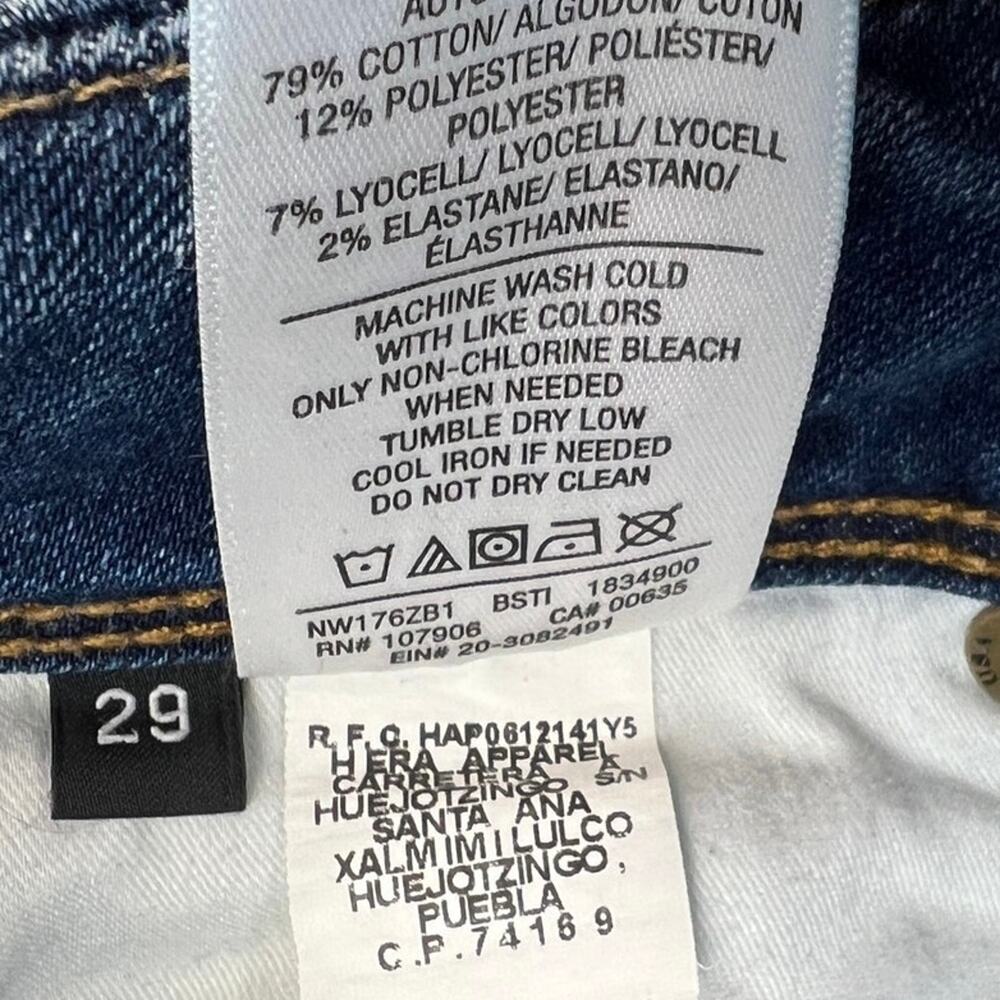 Hudson Beth Baby Boot Bootcut Jeans Medium Wash Stretch Denim - 29 - Picture 6 of 10